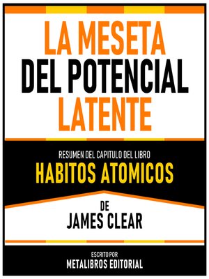cover image of La Meseta Del Potencial Latente--Resumen Del Capitulo Del Libro Habitos Atomicos De James Clear
